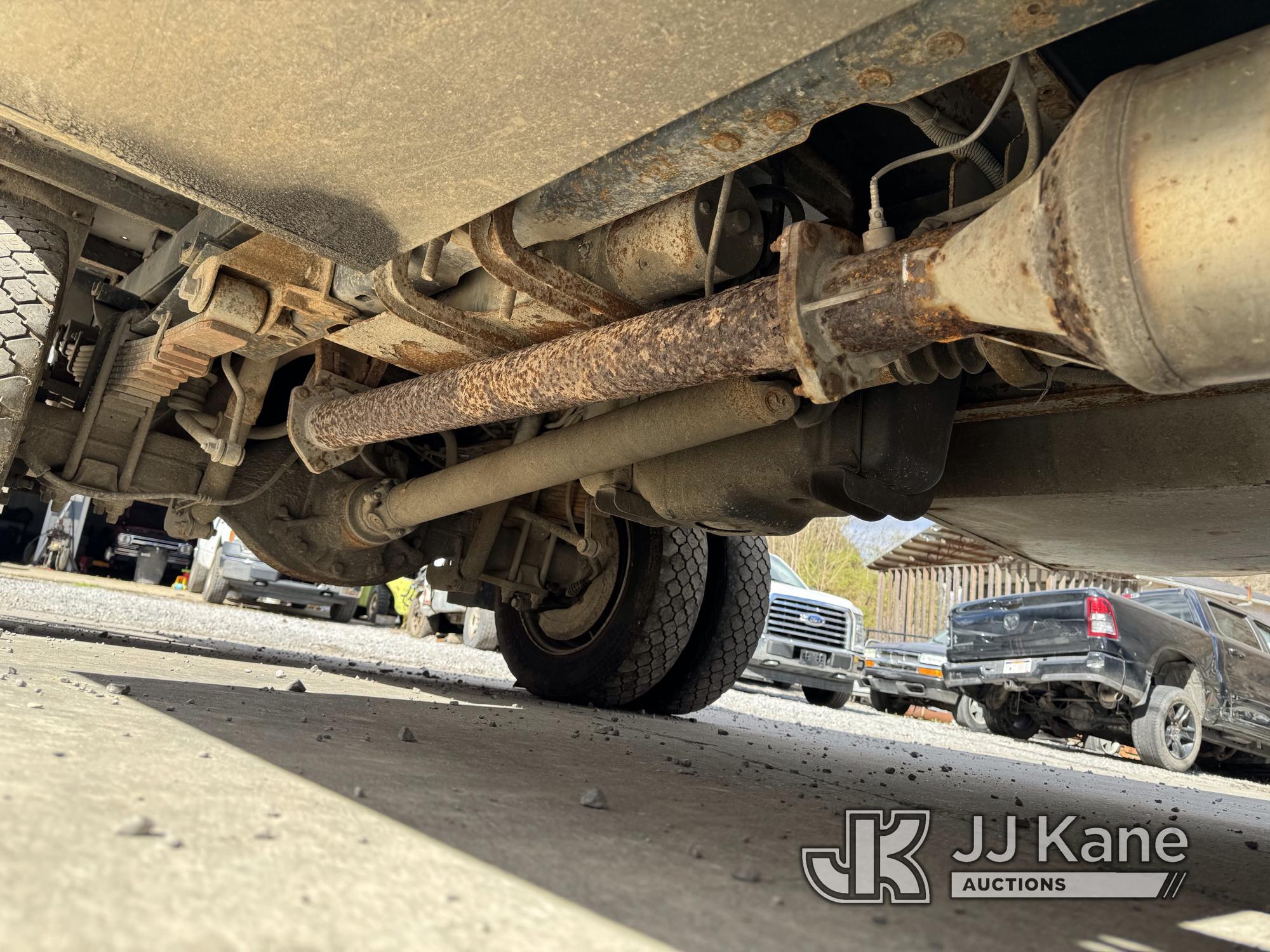 (Hanover, WV) 2014 Ford F550 4x4 Extended-Cab Chipper Dump Truck Not Running, Turns Over, Will Not S