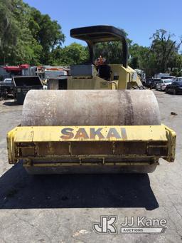 (Ocala, FL) 2002 Sakai SV510D Articulated Vibratory Compactor Runs & Operates