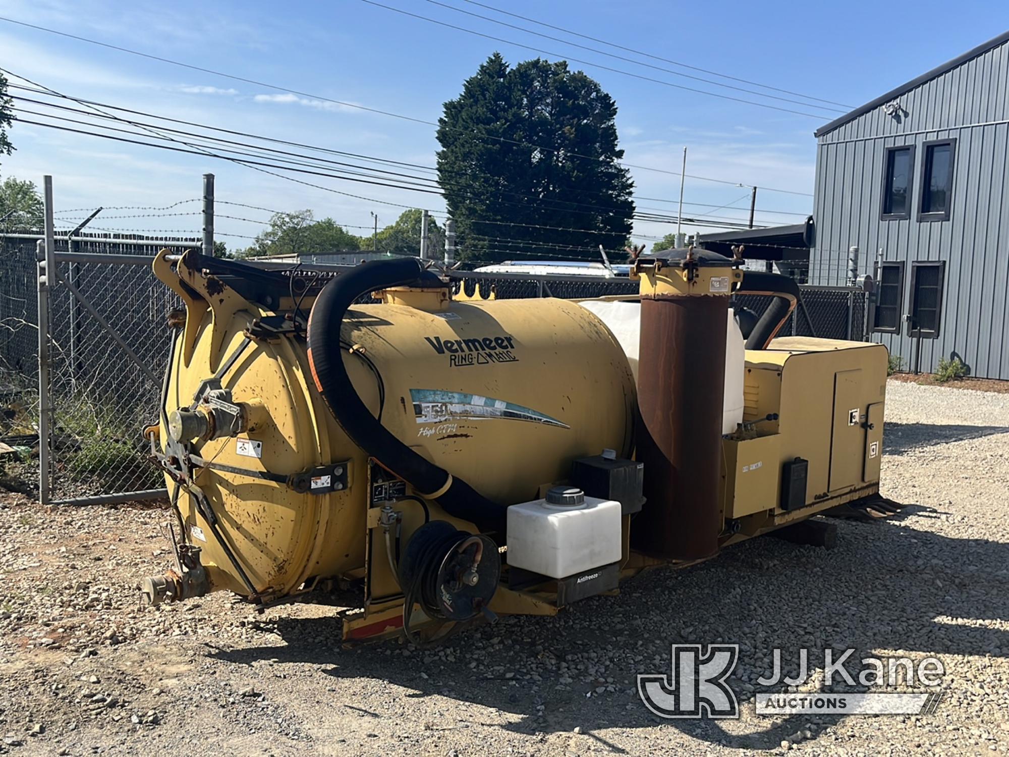 (Charlotte, NC) 2005 Vermeer Ring-O-Matic 550 Jet Vac Portable Vacuum Excavation System, Skid Mounte