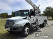 Altec AA55-MH, Material Handling Bucket Truck rear mounted on 2017 International 4300 Utility Truck 