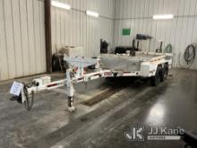 2018 Butler BP1600S Extendable Pole/Material Trailer Towable) (Dent In Top Of Toolbox, Passenger Too