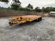 2004 PIKE 33C T/A Tagalong Equipment Trailer
