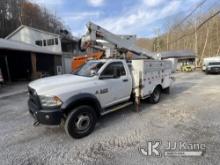 (Hanover, WV) Altec AT37G, Articulating & Telescopic Bucket Truck mounted behind cab on 2015 RAM 550