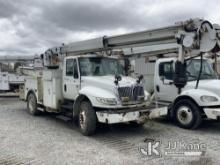 Altec DL45-BR, Digger Derrick rear mounted on 2006 International 4400 Utility Truck Not Running, Con