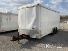 (Verona, KY) 2013 United Expressline U-818TA52 T/A Enclosed Cargo Trailer No Title, Certificate of R