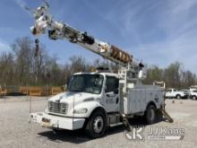 (Verona, KY) Altec DM47-BR, Digger Derrick rear mounted on 2008 Freightliner M2 106 Digger Derrick R