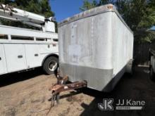 2002 Pace American Trailer Enclosed Cargo Trailer Body Damage, Rust