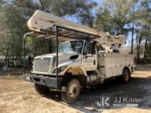 Altec AA55E-MH, Material Handling Bucket Truck rear mounted on 2015 International 7300 4x4 Utility T