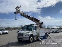 Altec DC47-TR, Digger Derrick rear mounted on 2016 Freightliner M2 106 Utility Truck Runs, Moves & U