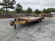 1989 Reid E25 Equipment Trailer