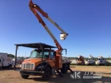 Terex XT60, Over-Center Bucket Truck rear mounted on 2011 Freightliner M2 106 Flatbed Truck Jump to 