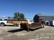 1992 Holden Industries HDD36245 Ridgid Neck Lowboy Trailer Duke Unit