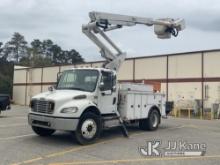 Altec TA41-MH, Articulating & Telescopic Material Handling Bucket Truck mounted behind cab on 2007 F