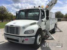 Altec AA55E, Material Handling Bucket Truck rear mounted on 2015 Freightliner M2 106 Utility Truck R