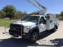 Altec AT40G, Articulating & Telescopic Bucket Truck mounted behind cab on 2016 Ford F550 4x4 Service