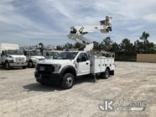 Altec AT41M, Articulating & Telescopic Material Handling Bucket Truck mounted behind cab on 2018 For