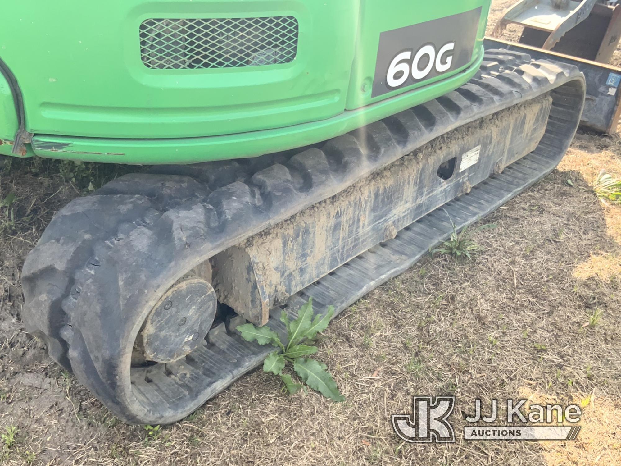 (Florence, SC) 2019 John Deere 60G Mini Hydraulic Excavator Runs, Moves & Operates