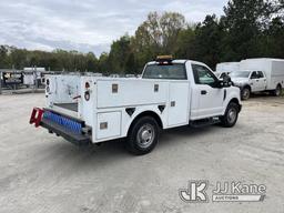 (Chester, VA) 2018 Ford F250 Service Truck, (Southern Company Unit) Not Running, Cranks, Does Not St