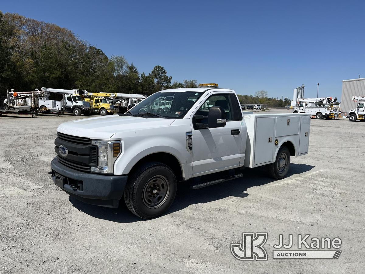 (Chester, VA) 2018 Ford F250 Service Truck, (Southern Company Unit) Runs & Moves