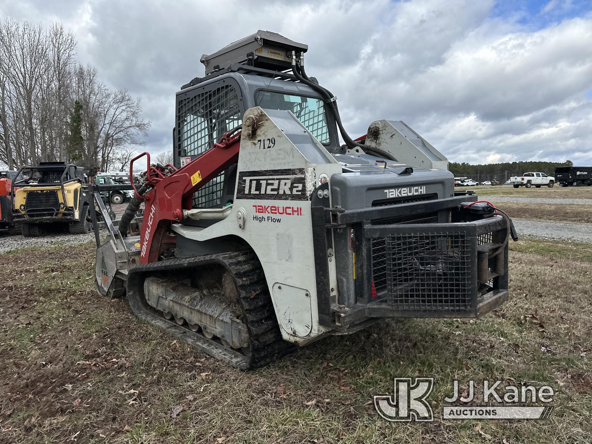 (Wakefield, VA) 2021 Takeuchi TL12R2HC High Flow Crawler Shredder/Mulcher Runs and Moves