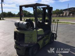 (Ocala, FL) Clark CGP25 Forklift Runs, Moves