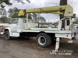 (Graysville, AL) Altec D800-BC, Digger Derrick rear mounted on 1986 Chevrolet C70 Flatbed/Utility Tr