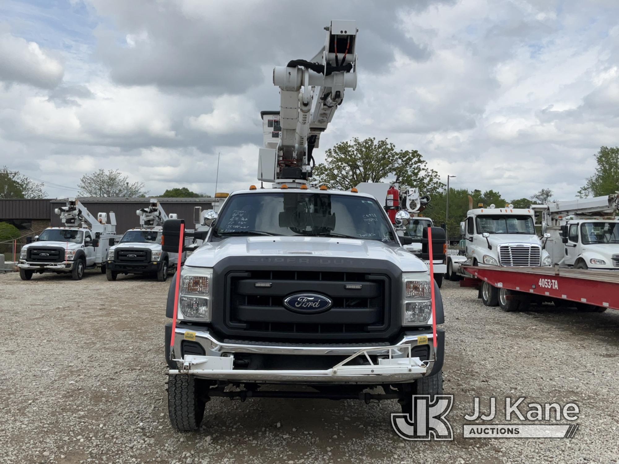 (Charlotte, NC) Altec AT40-MH, Articulating & Telescopic Material Handling Bucket Truck mounted behi