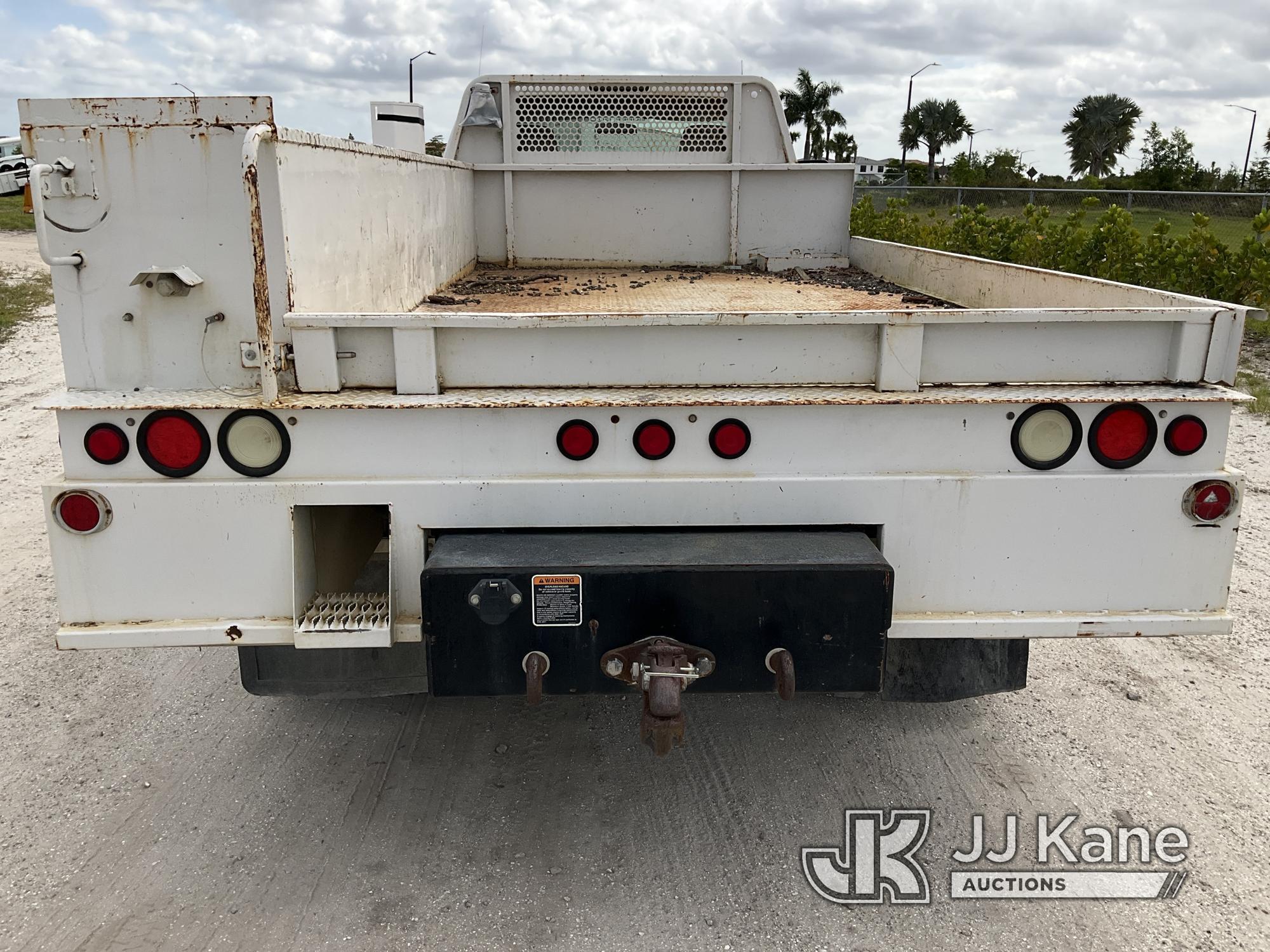 (City Of Westlake, FL) 2016 Ford F550 URD/Flatbed Truck Runs & Moves, Body Rust) (FL Residents Purch