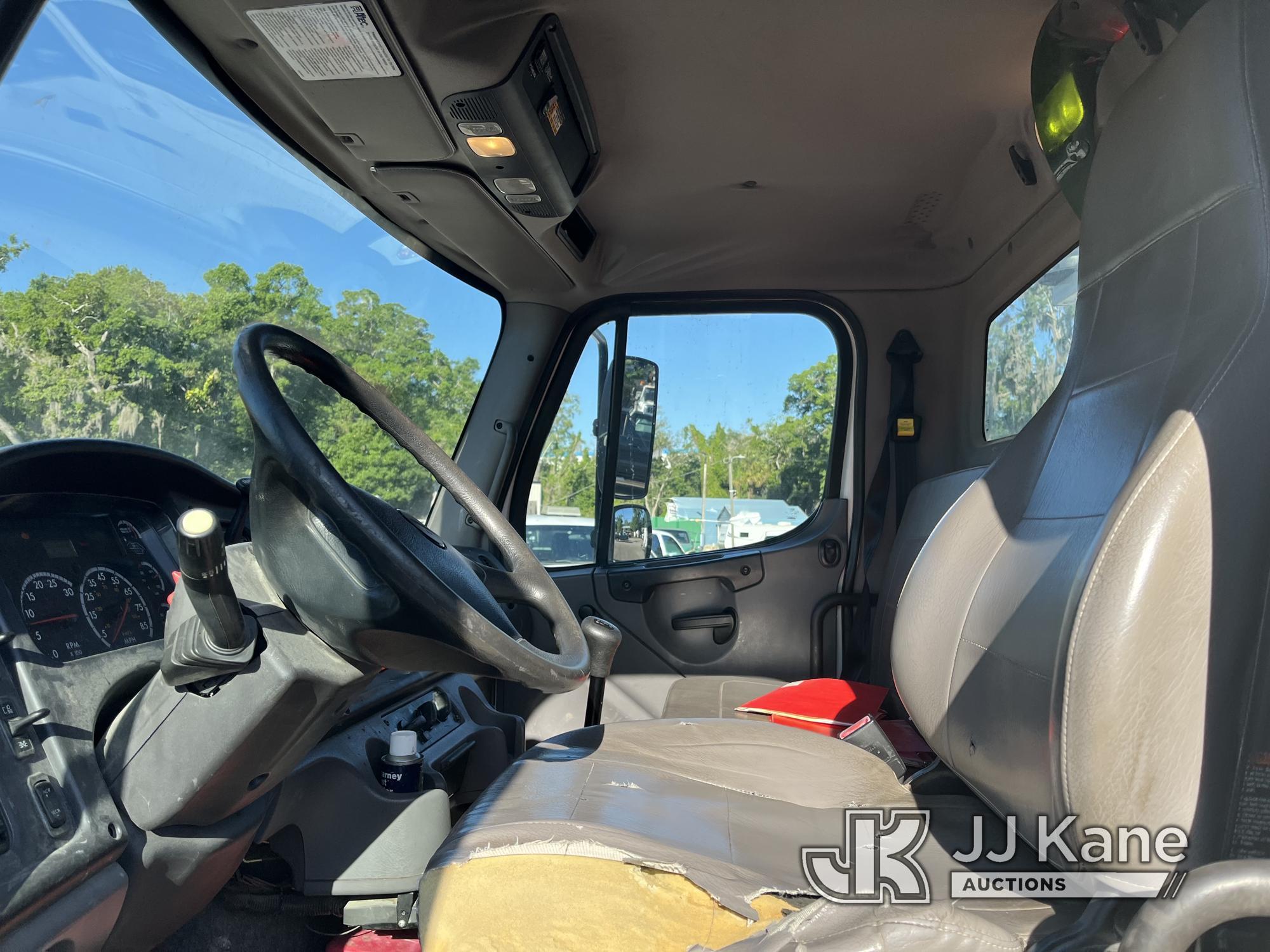 (Tampa, FL) Altec DC47-TR, Digger Derrick rear mounted on 2014 Freightliner M2 106 Utility Truck Run