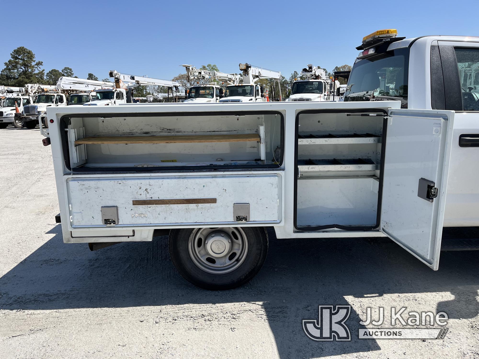 (Chester, VA) 2018 Ford F250 Service Truck, (Southern Company Unit) Runs & Moves