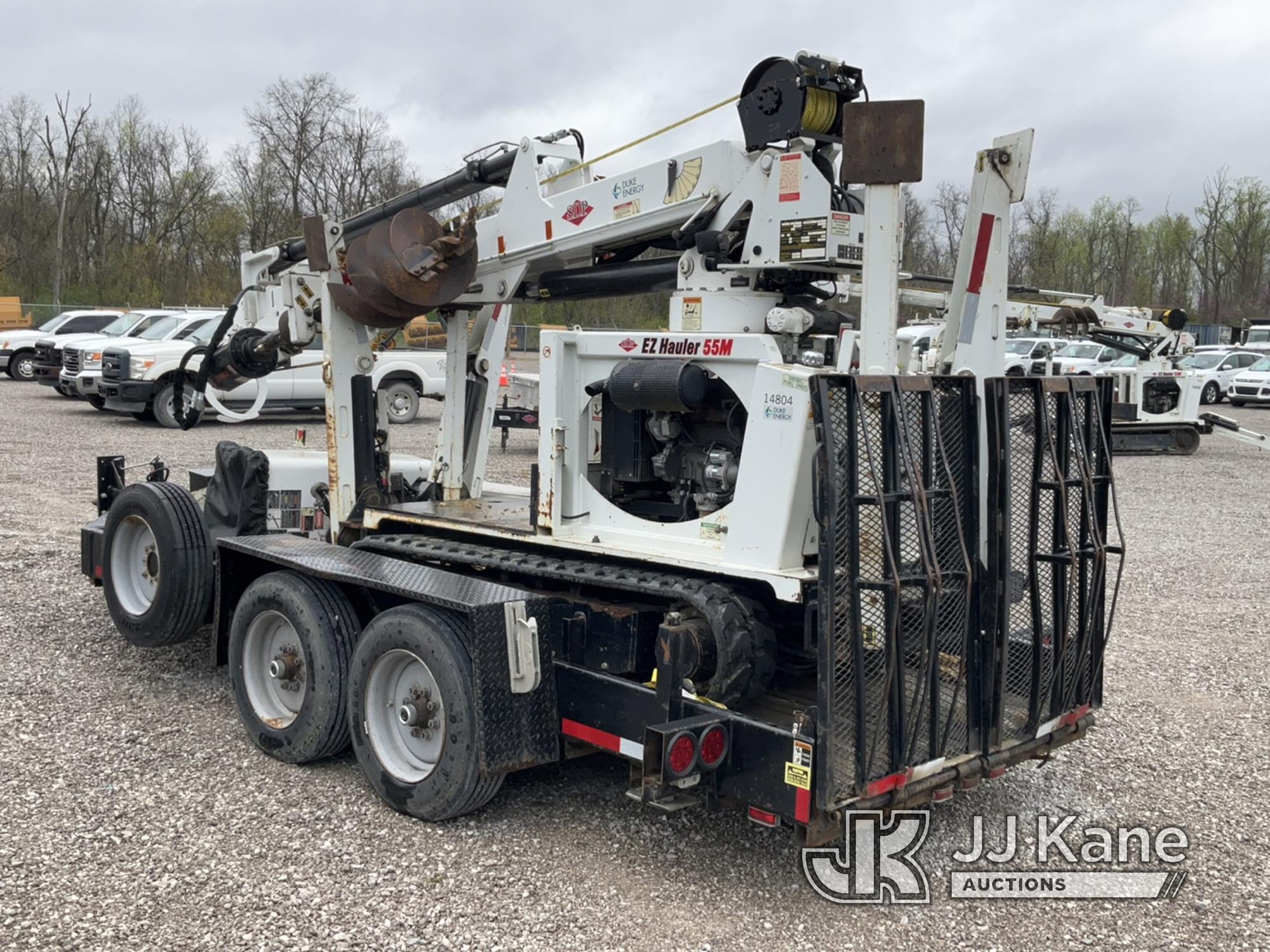 (Verona, KY) SPD 55M, Back Yard Digger Derrick mounted on 2010 SDP EZ Hauler 55M Crawler Back Yard C