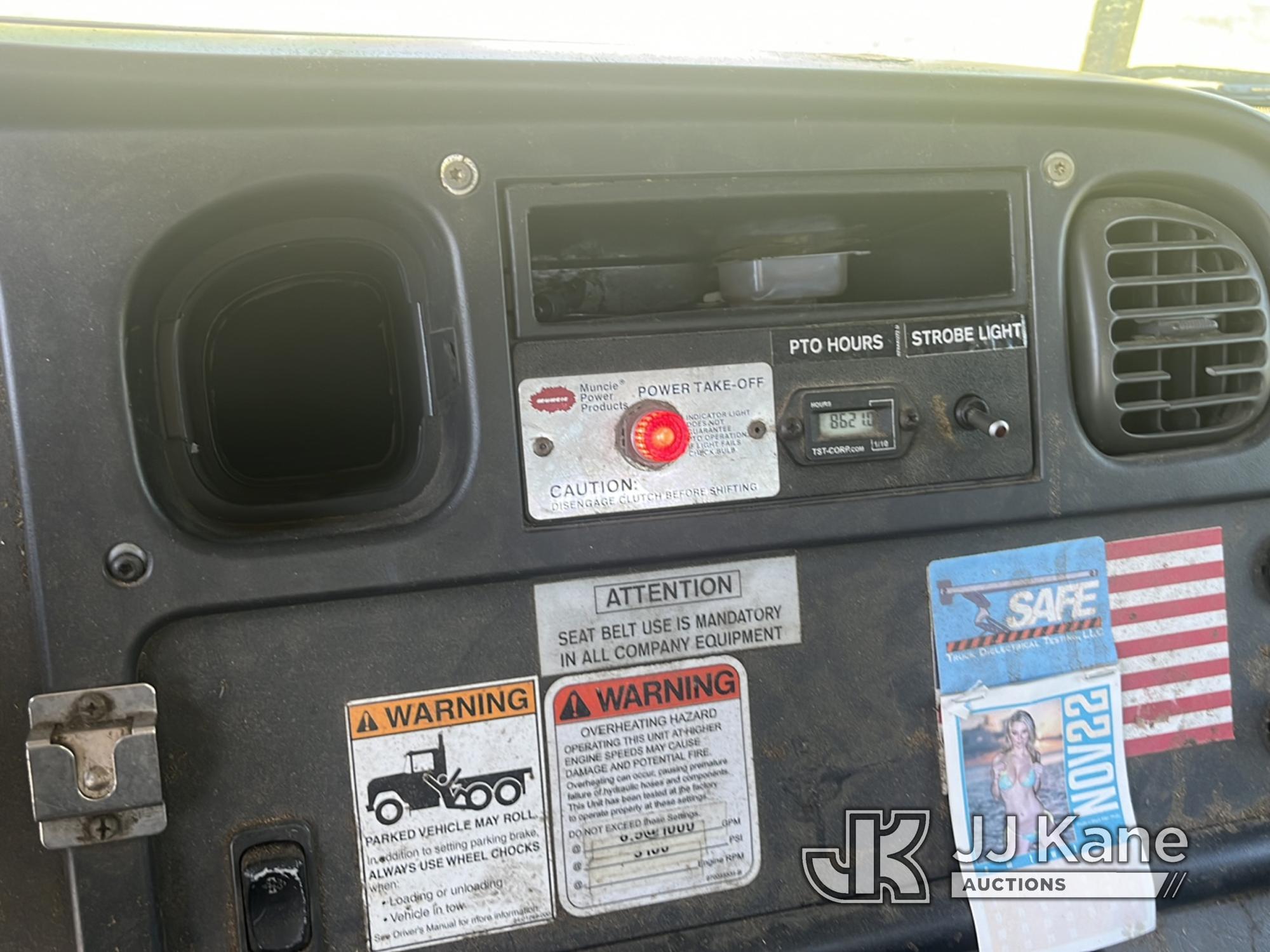 (Ridgeland, SC) Altec LRV-55, Over-Center Bucket Truck mounted behind cab on 2011 Freightliner M2 10