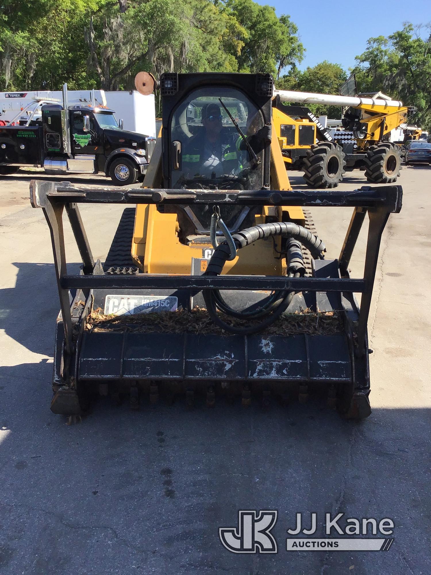 (Ocala, FL) 2018 Caterpillar 299D2-XHP Two Speed Crawler Skid Steer Loader Runs, Moves) (Per Seller: