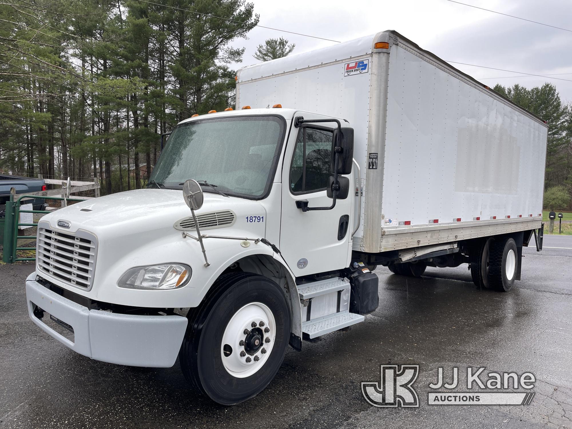 (Mount Airy, NC) 2013 Freightliner M2 106 Van Body Truck Runs & Moves) (Check Engine Light on