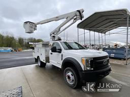 (Elizabethtown, KY) Altec AT40G, Articulating & Telescopic Bucket Truck mounted behind cab on 2017 F