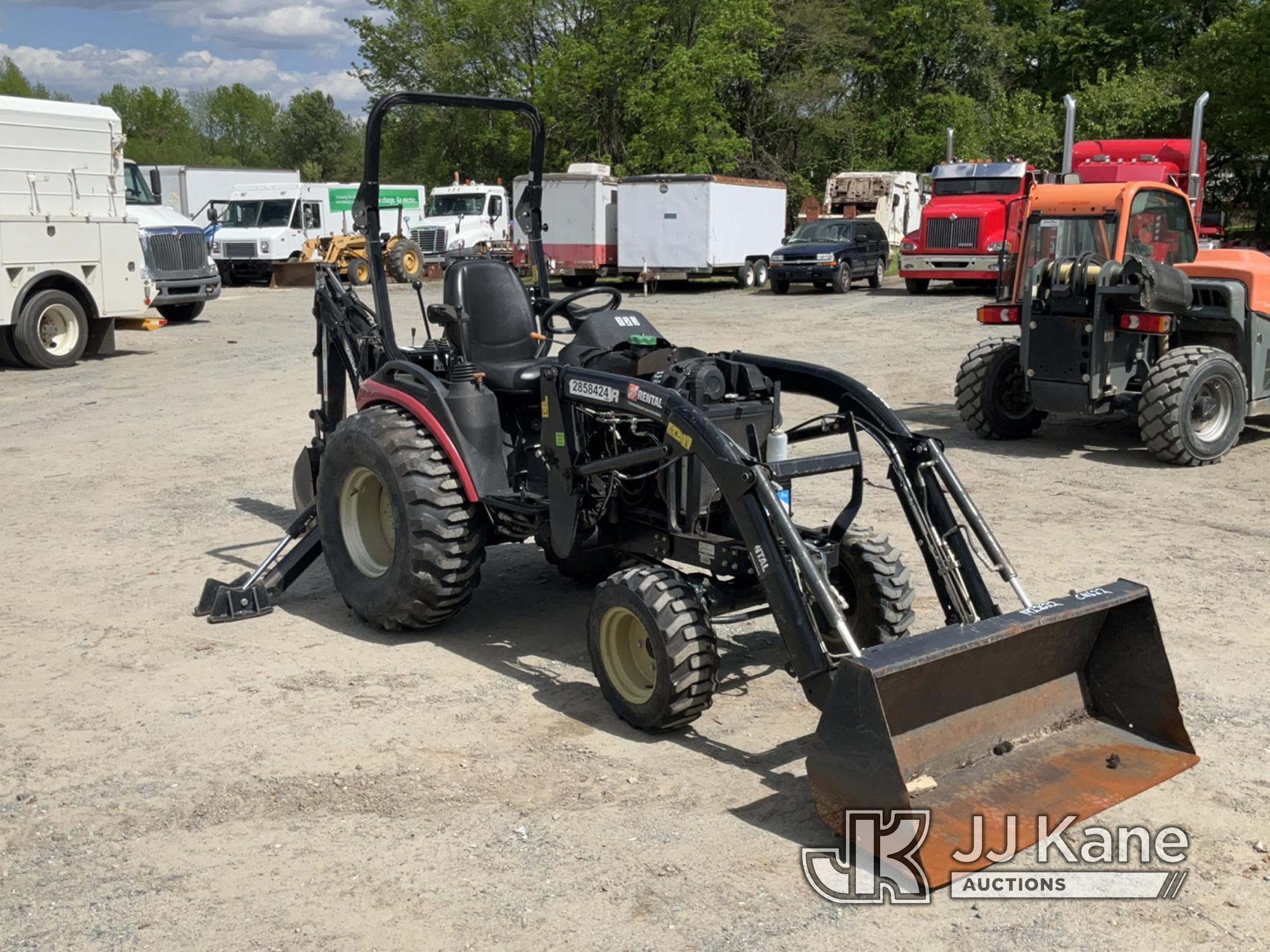 (Charlotte, NC) 2019 Yanmar SA424 MFWD Mini Utility Tractor Loader Backhoe Runs, Moves & Operates) (