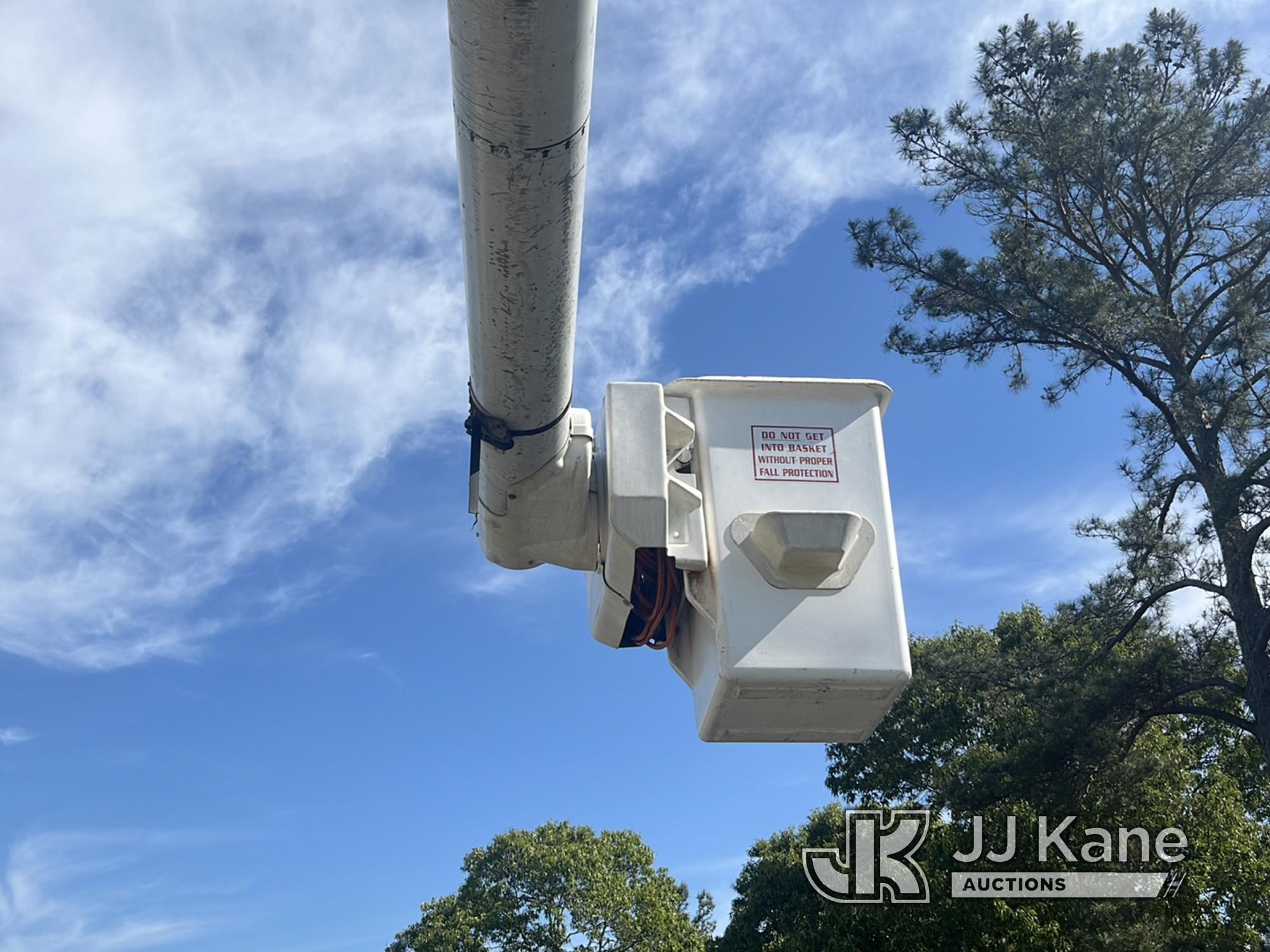 (Moncks Corner, SC) Altec LRV56, Over-Center Bucket Truck mounted behind cab on 2012 Freightliner M2