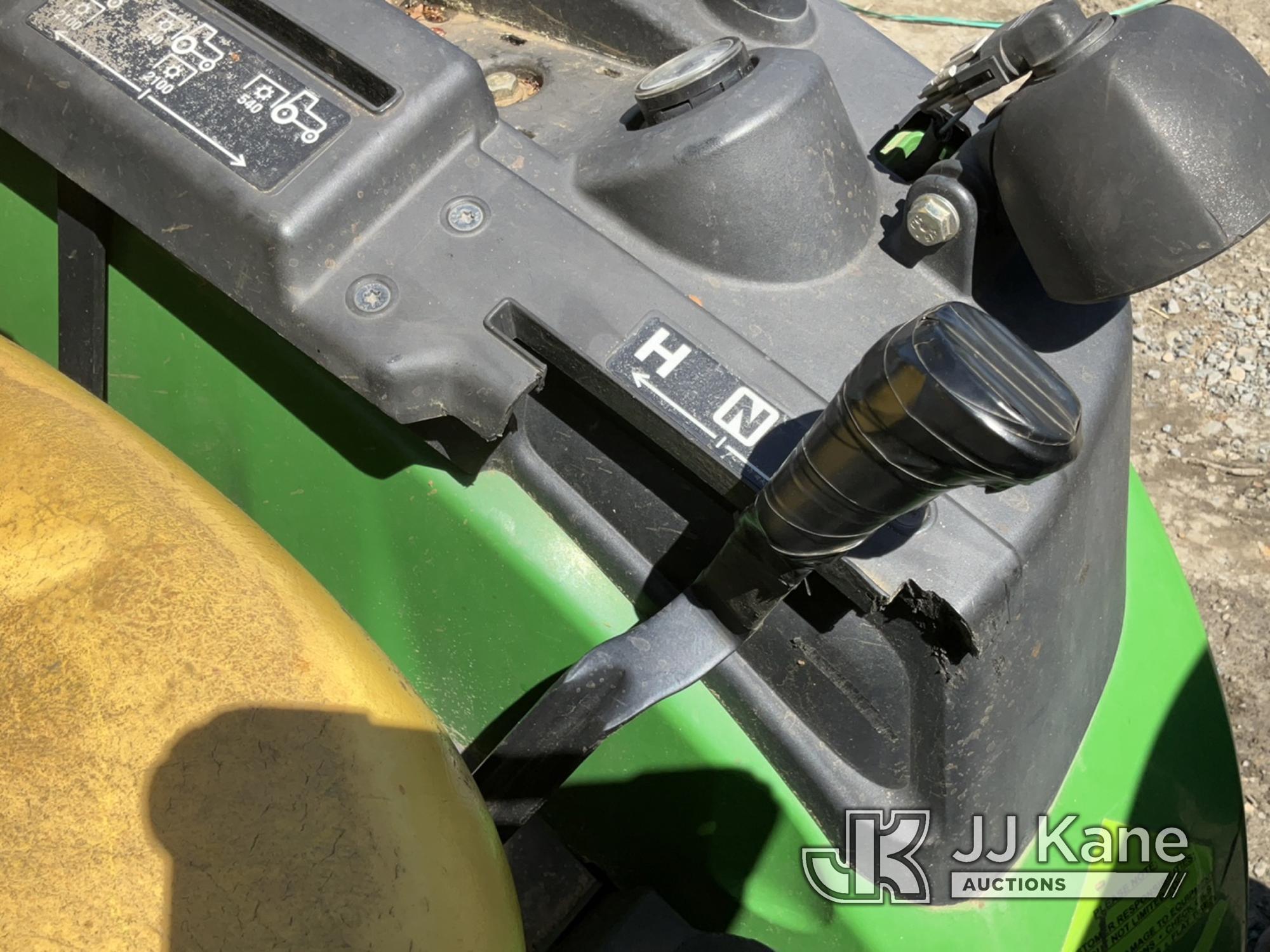 (Charlotte, NC) 2019 John Deere 2025R MFWD Mini Tractor Loader Backhoe Runs, Moves, & Operates) (Hyd