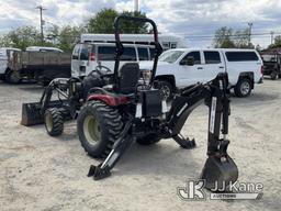 (Charlotte, NC) 2019 Yanmar SA424 MFWD Mini Utility Tractor Loader Backhoe Runs, Moves & Operates) (