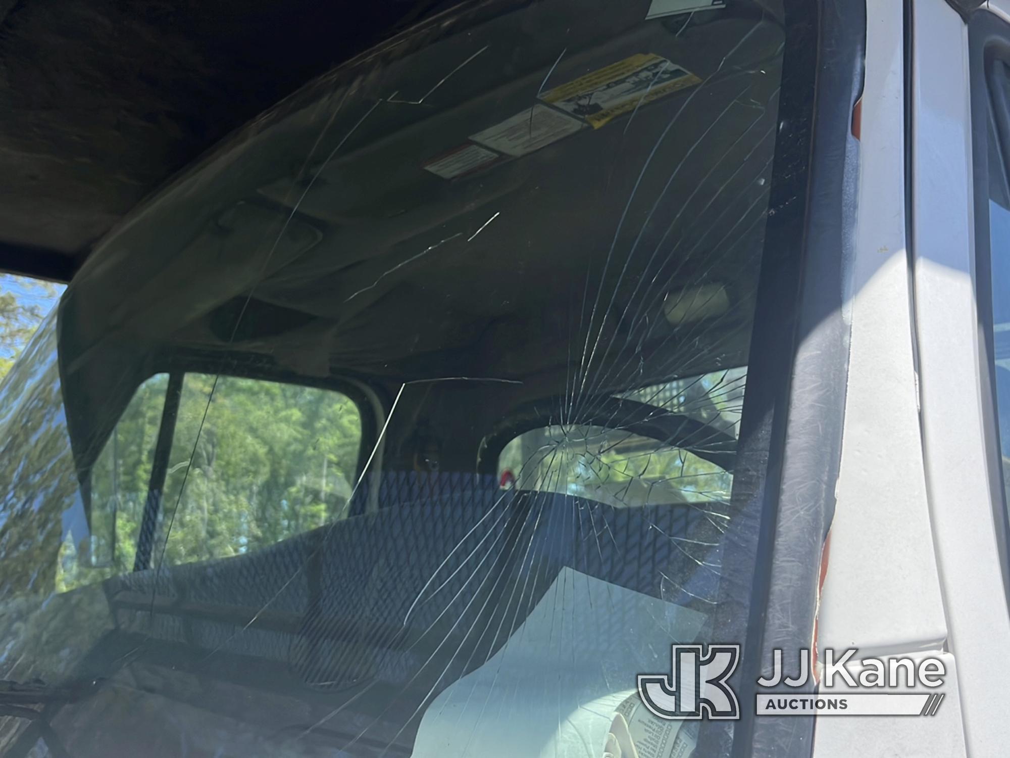 (Ridgeland, SC) Altec LRV-55, Over-Center Bucket Truck mounted behind cab on 2011 Freightliner M2 10