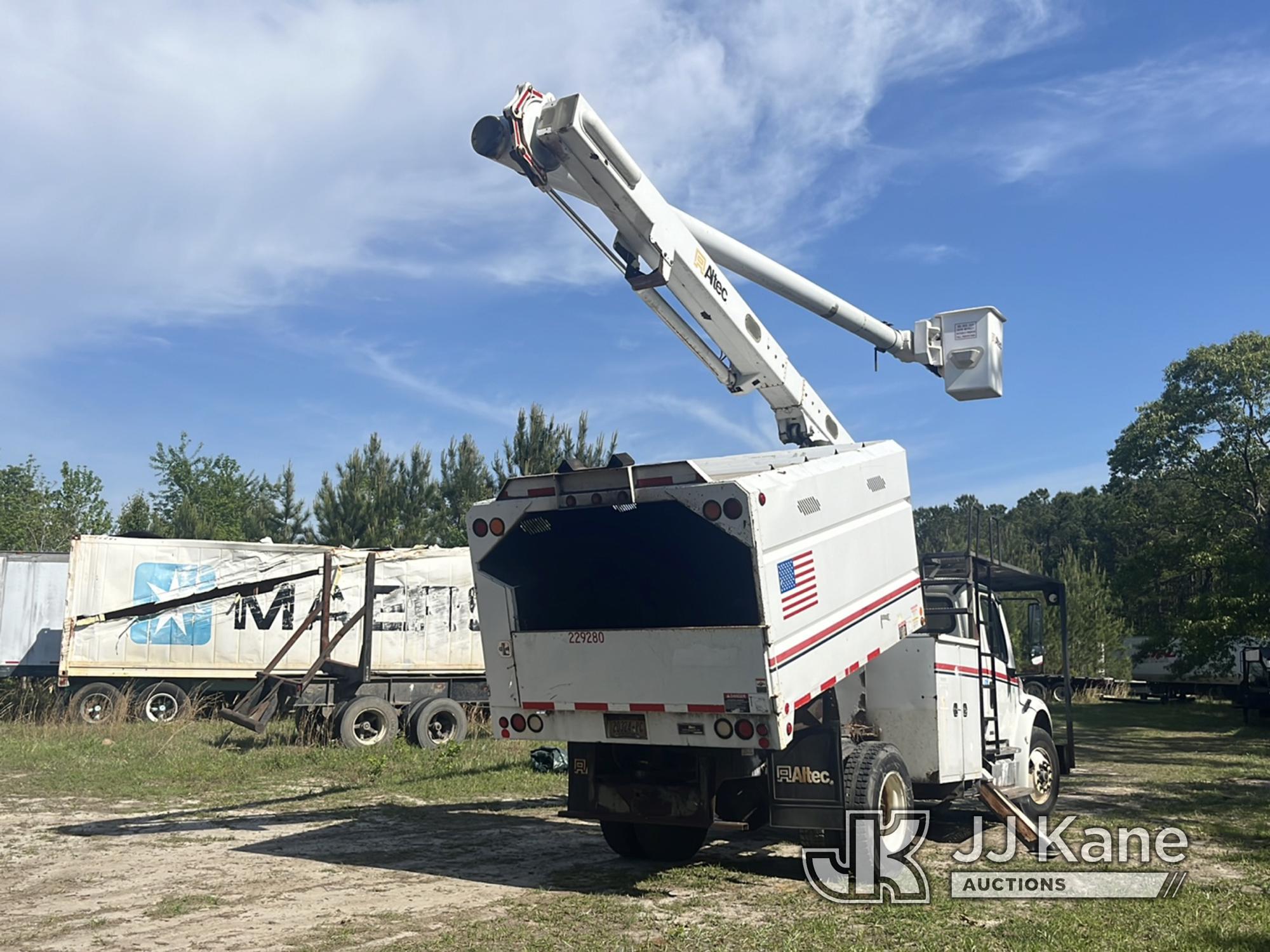 (Moncks Corner, SC) Altec LRV56, Over-Center Bucket Truck mounted behind cab on 2012 Freightliner M2