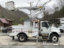 (Hanover, WV) Altec TA40, Articulating & Telescopic Bucket Truck mounted behind cab on 2013 Internat