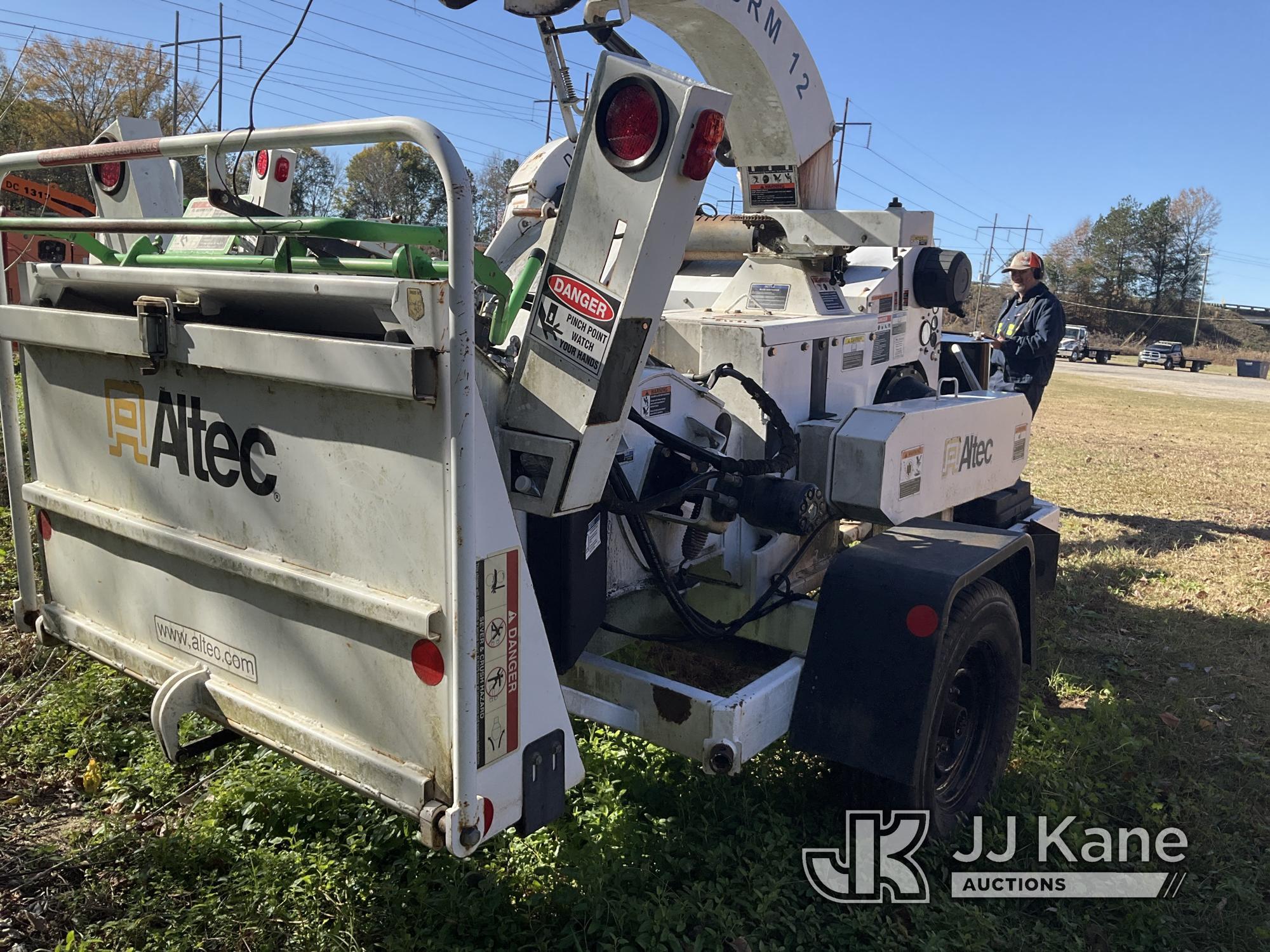 (Florence, SC) 2014 Altec Environmental Products DRM12 Chipper (12in Drum), trailer mtd No Title) (R