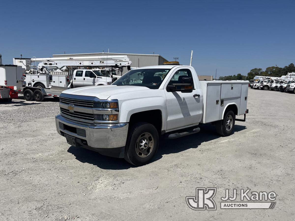 (Chester, VA) 2016 Chevrolet Silverado 2500HD Service Truck, (Southern Company Unit) Runs & Moves