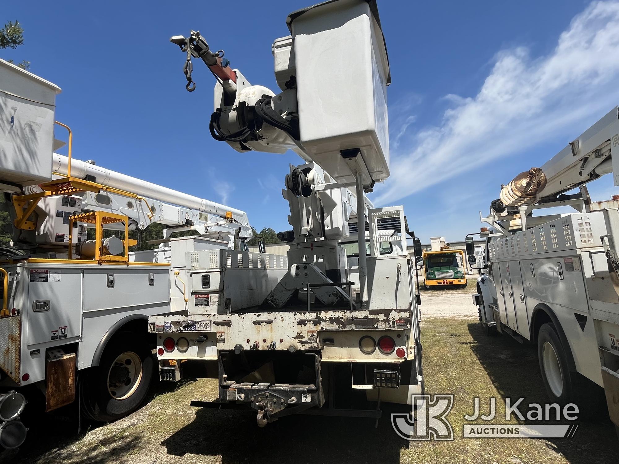 (Jacksonville, FL) Altec AA55-MH, Material Handling Bucket Truck rear mounted on 2016 Freightliner M