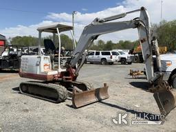 (Charlotte, NC) 2006 Takeuchi TB135 Mini Hydraulic Excavator Runs, Moves & Operates