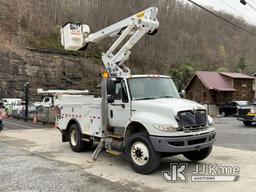 (Hanover, WV) Altec TA40, Articulating & Telescopic Bucket Truck mounted behind cab on 2013 Internat