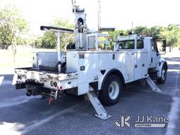 (Ocala, FL) Altec AA55-MH, Material Handling Bucket Truck rear mounted on 2019 International Durasta