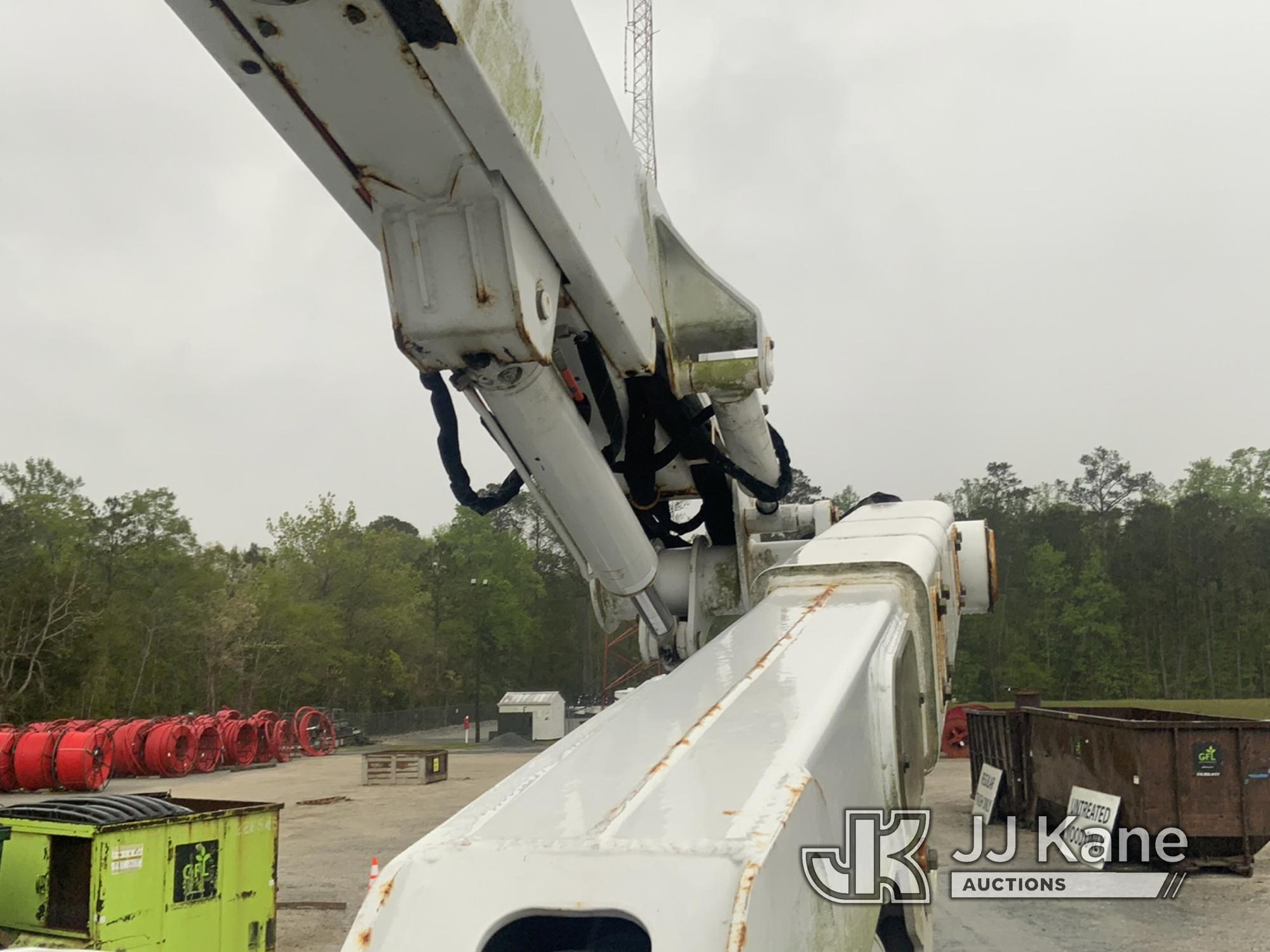 (Supply, NC) Altec AT40-MH, Articulating & Telescopic Material Handling Bucket Truck mounted behind