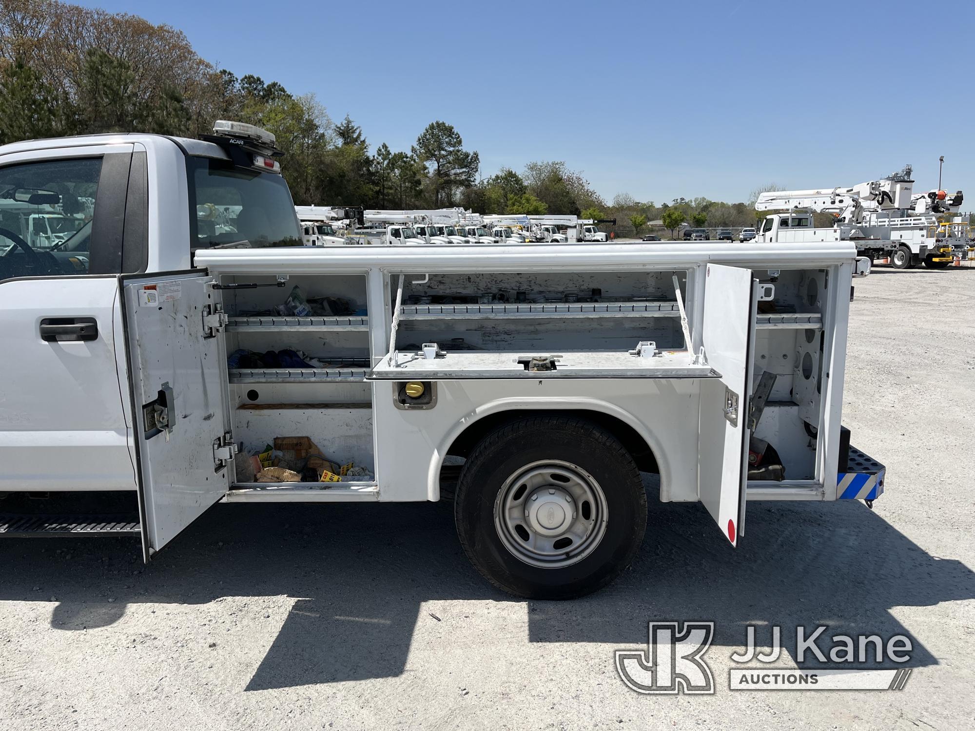 (Chester, VA) 2017 Ford F250 Service Truck, (Southern Company Unit) Runs & Moves) (Check Engine Ligh